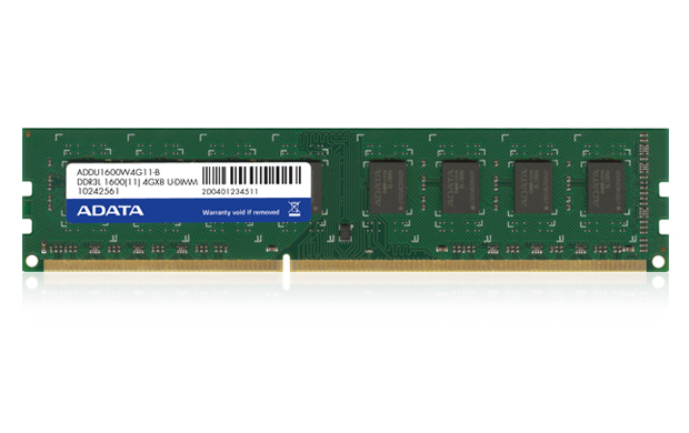 ADATA 8GB DDR3L 1600MHz UDIMM RAM Non-ECC
