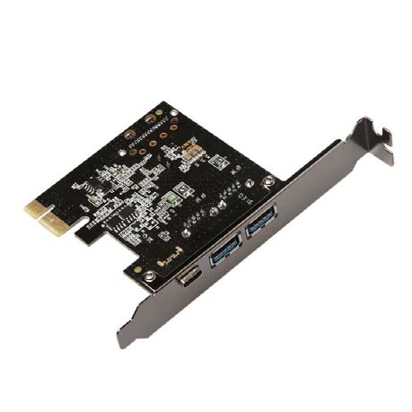 1x USB-C + 2x USB3 Combo PCIe Card