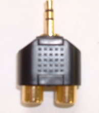Audio Socket (CK3021) 3.5mm to 2 x RCA
