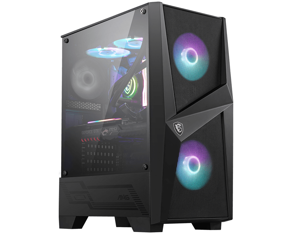 MSI MAG Forge 100R RGB Tempered Glass Mid Tower ATX Case