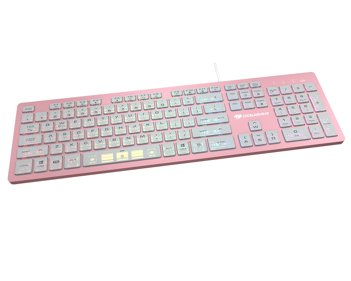 Cougar Vantar AX Pink RGB Scissor-Switch Gaming Keyboard